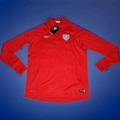 NIKE USA NATIONAL TEAM HALF- ZIP WARM UP MENS SOCCER SHIRT – MENS SIZE MEDIUM