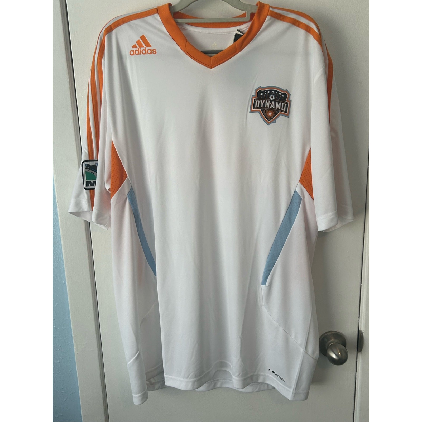 Adidas Houston Dynamo MLS Soccer Jersey XL NWT Dry Fit Athletic Fifa World Cup gallery