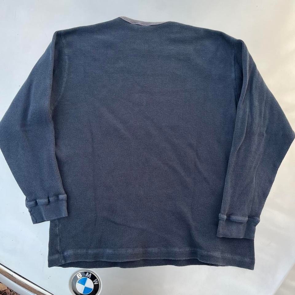 Super heavy thick Gap Athletic long sleeve thermal shirt in faded black gallery
