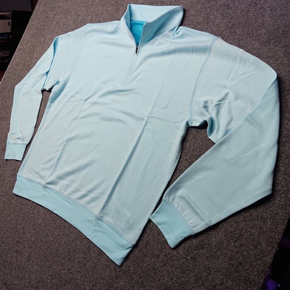 Turtleson Wallace Quarter-Zip Pullover Large Reef original packaging