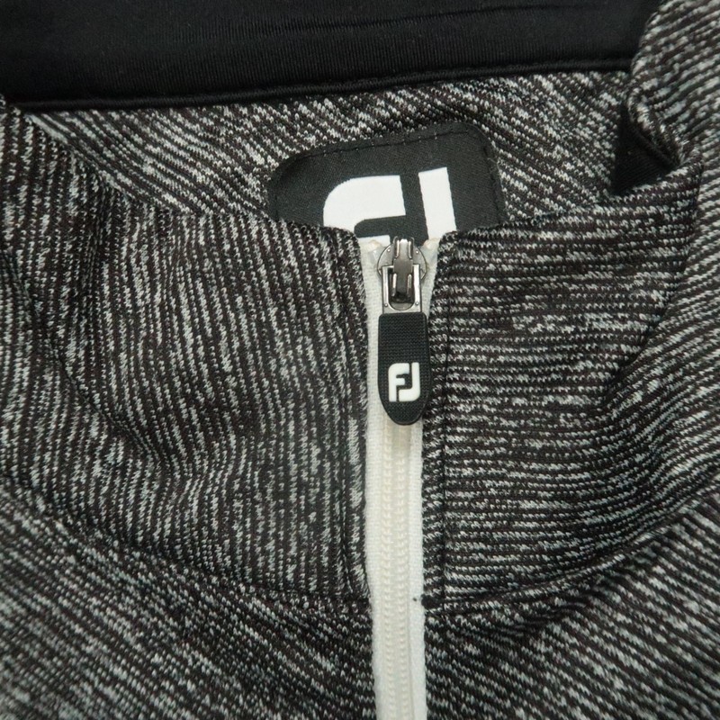 FootJoy Pullover Mens Medium Gray Half Zip Jacquard Texture TPC Craig Ranch gallery