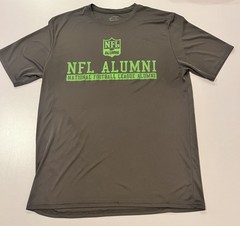 Port & Company NFL Alumni Performance Stretch Shirt Charcoal Gray Men Large P050