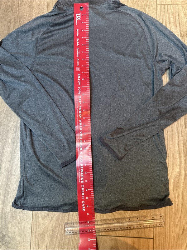 Warrior All American Gray Performance Quarter Zip Adult Medium EUC Alleson gallery