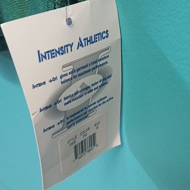 Intensity Athletics Intens-a-Dri Moisture Wicking Green Men's Athletic Jersey M gallery