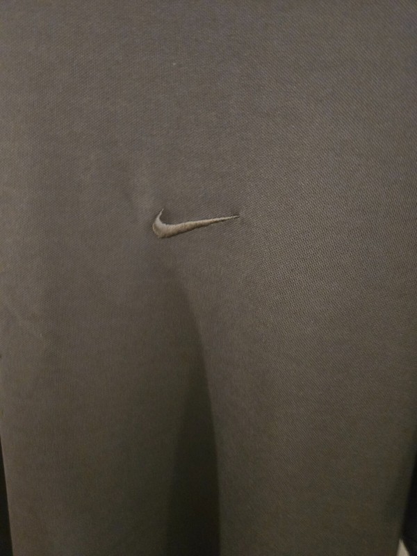 Nike Dri-Fit Running Shirt Size M Mens RN# 56323 Black Athletic Workout Jogging gallery