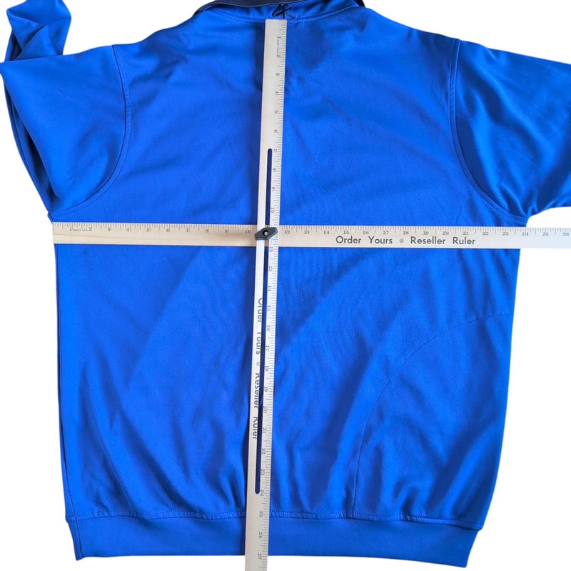 Zero Restriction Pullover Mens Medium Blue Quarter Zip Golf Juliette Falls gallery
