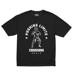 Pushing Limits Fighter T-Shirt MMA Styled Training Boxing Workout Graphic Tee