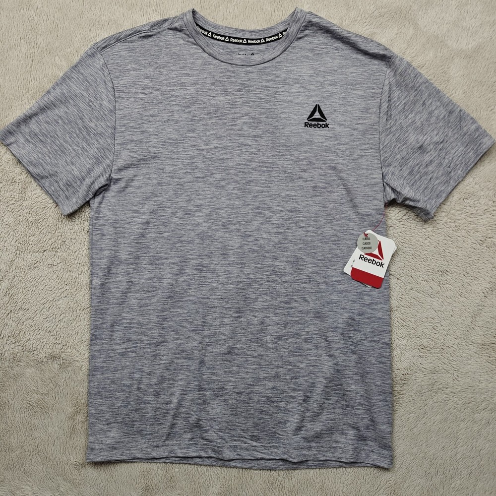 Reebok Delta Core Performance T-Shirt Men's S Golf Tennis Classic Fit Gray NWT