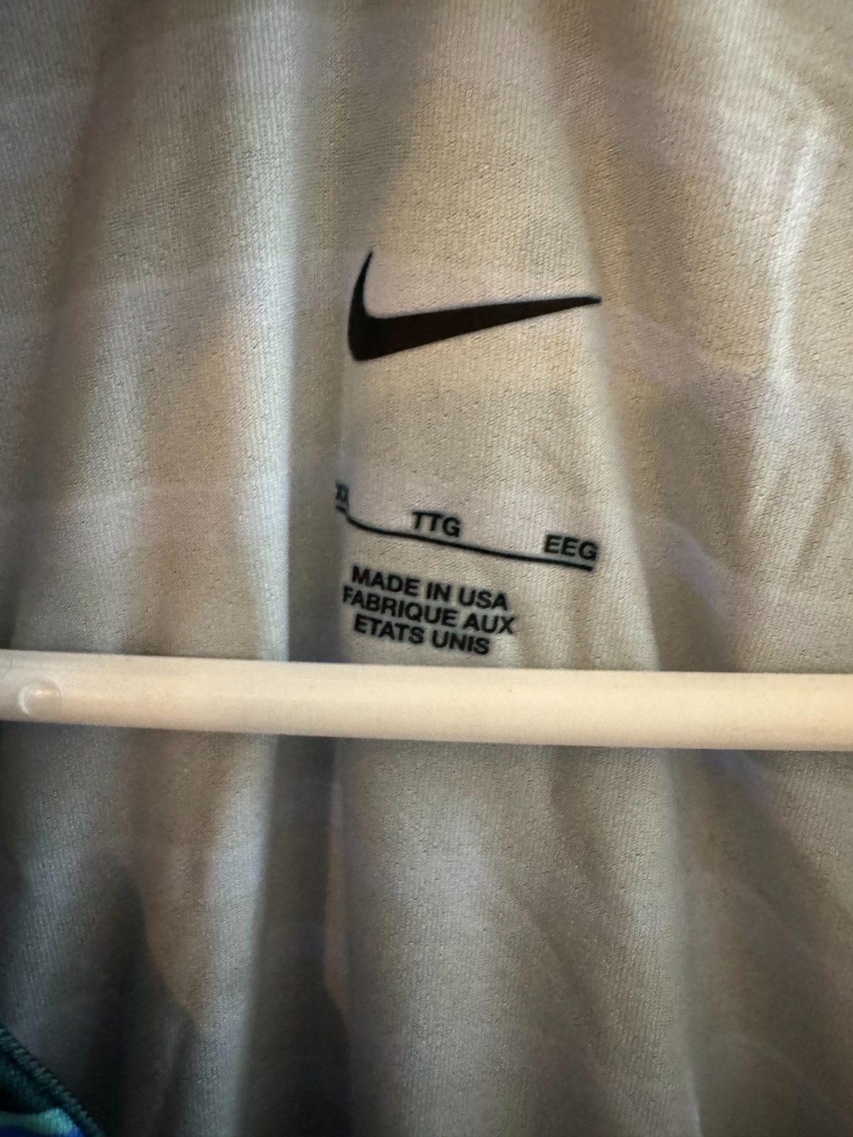 Nike 2022 Pro Elite Team Distance Singlet XL USA Made Blue Green Striped Dri-Fit gallery