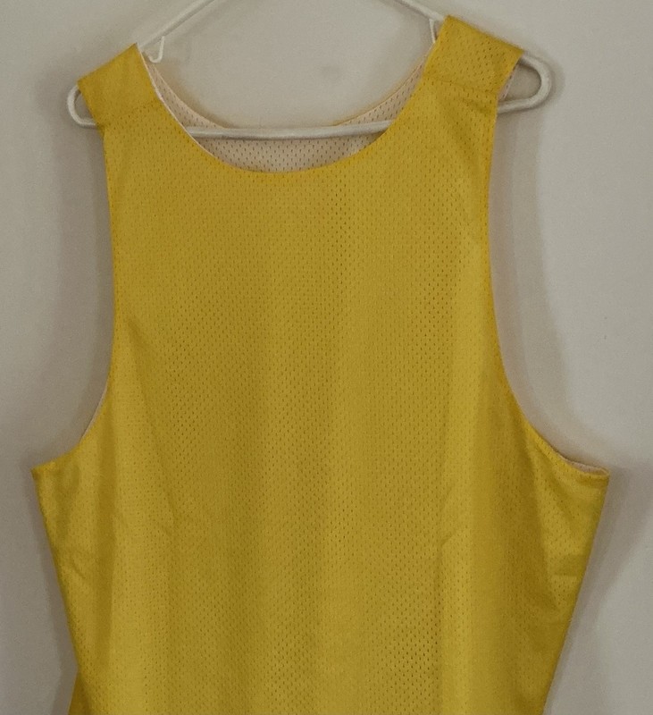 Men’s Reversible Tank Top - Yellow/White - Alleson Athletic - Size L/XL - New gallery