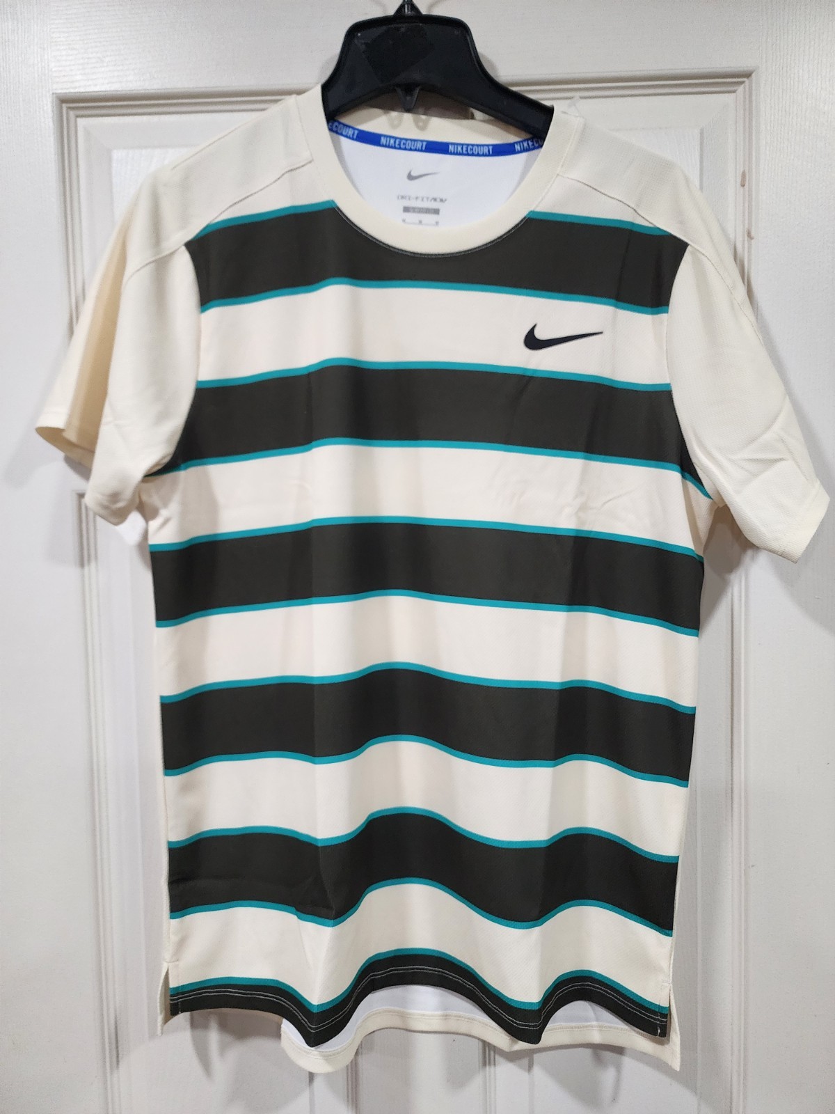 Nike Carlos Alcaraz 2025 Roland Garros French Tennis Shirt Medium FZ6934-110 gallery