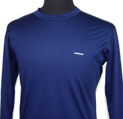 Patagonia Capilene 100% Polyester Navy Blue Base Layer T-Shirt Men’s Medium