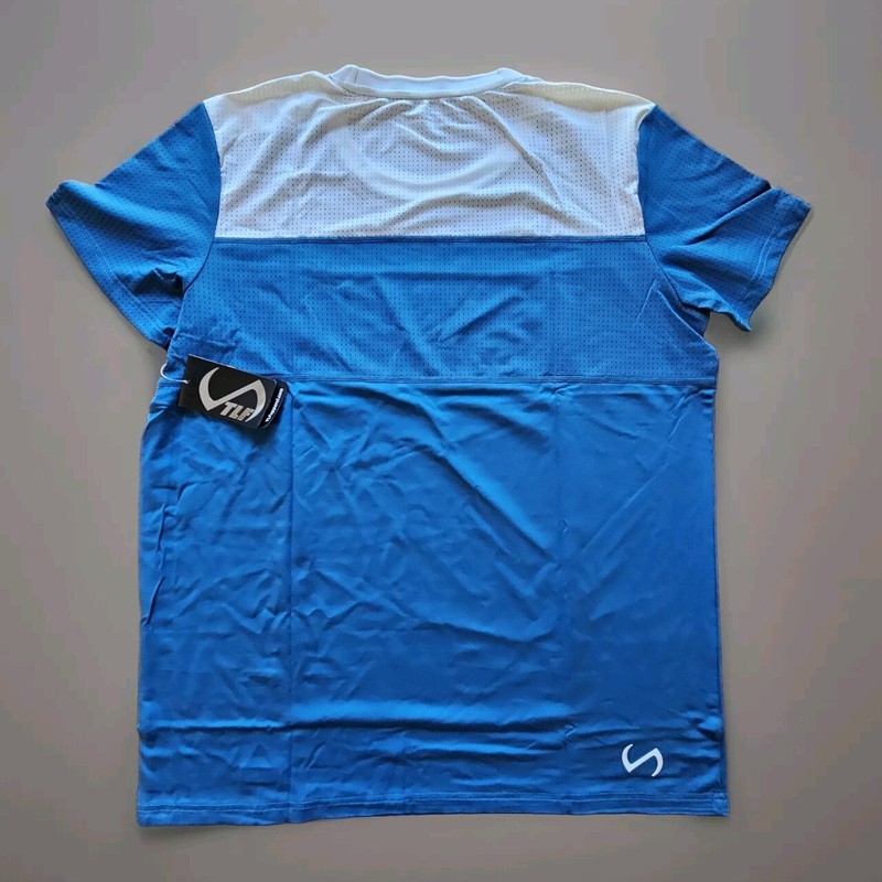 NEW Men's TLF Techne Workout Tee Size Large Olympic Blue Training Weightlifting gallery