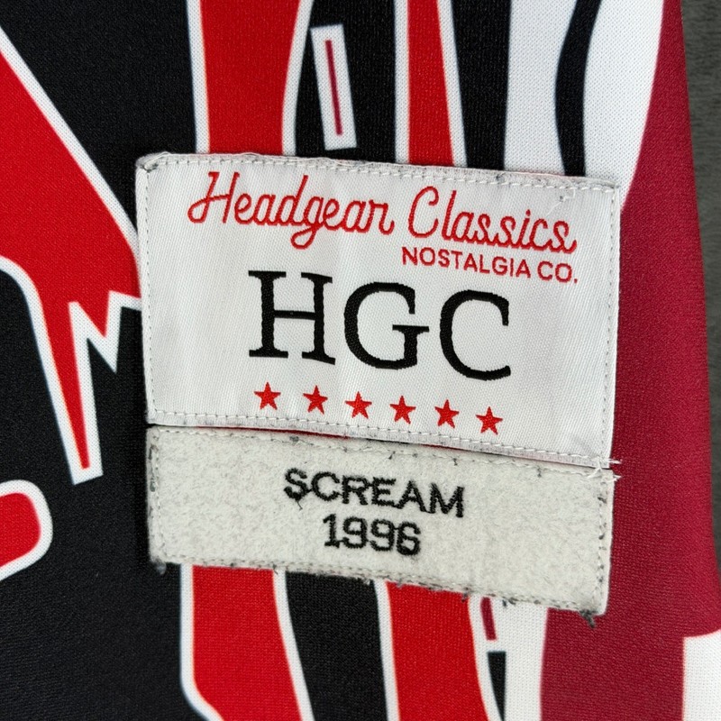 Headgear Classics Scream 1996 Ghostface Basketball Jersey Black Mens 2XL HGC gallery