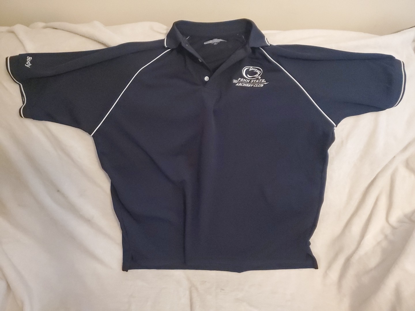 PENN STATE BLUE GENERATION ARCHERY CLUB POLO/GOLF SHIRT XL BODY Short Sleeve gallery