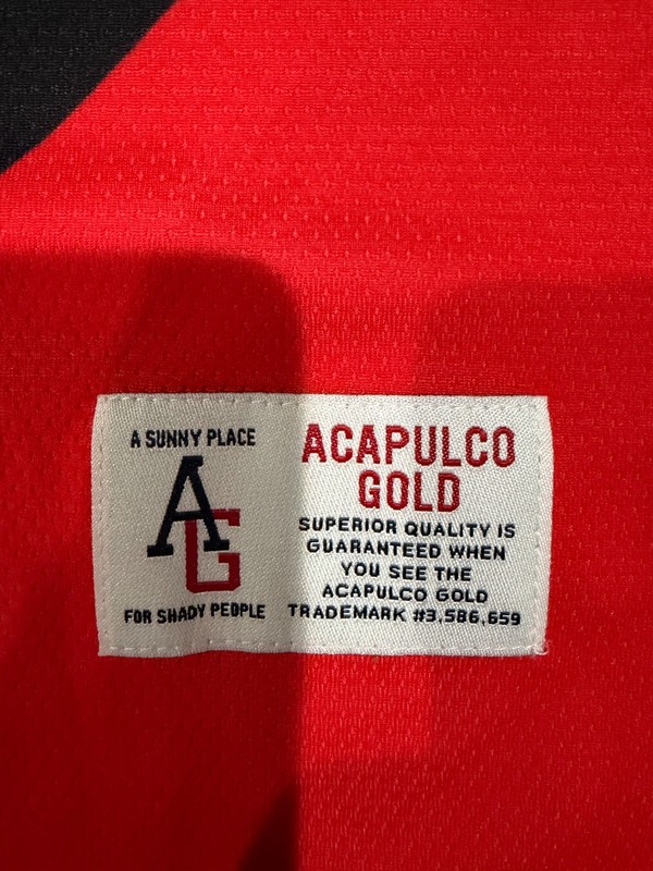Acapulco Gold Logo Crest Nautical Flags Tank Jersey Shorts Set Men Size LARGE gallery