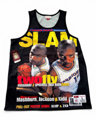 Mitchell & Ness Hardwood Classics Warriors SLAM Mesh Jersey Tank Black Men’s L