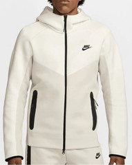 NIKE TECH FLEECE FULL ZIP HOODIE LIGHT OREWOOD SIZE XS NEW W/TAGS (FB7921-104)