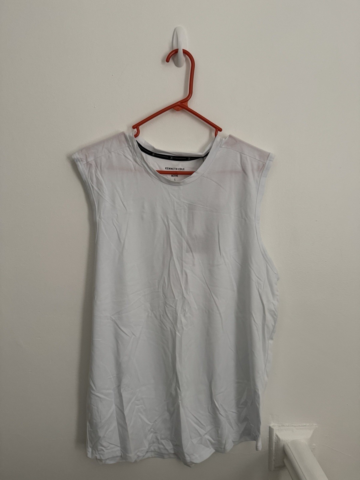 Kenneth Cole Men’s Active White Tank Top Size L NWT gallery