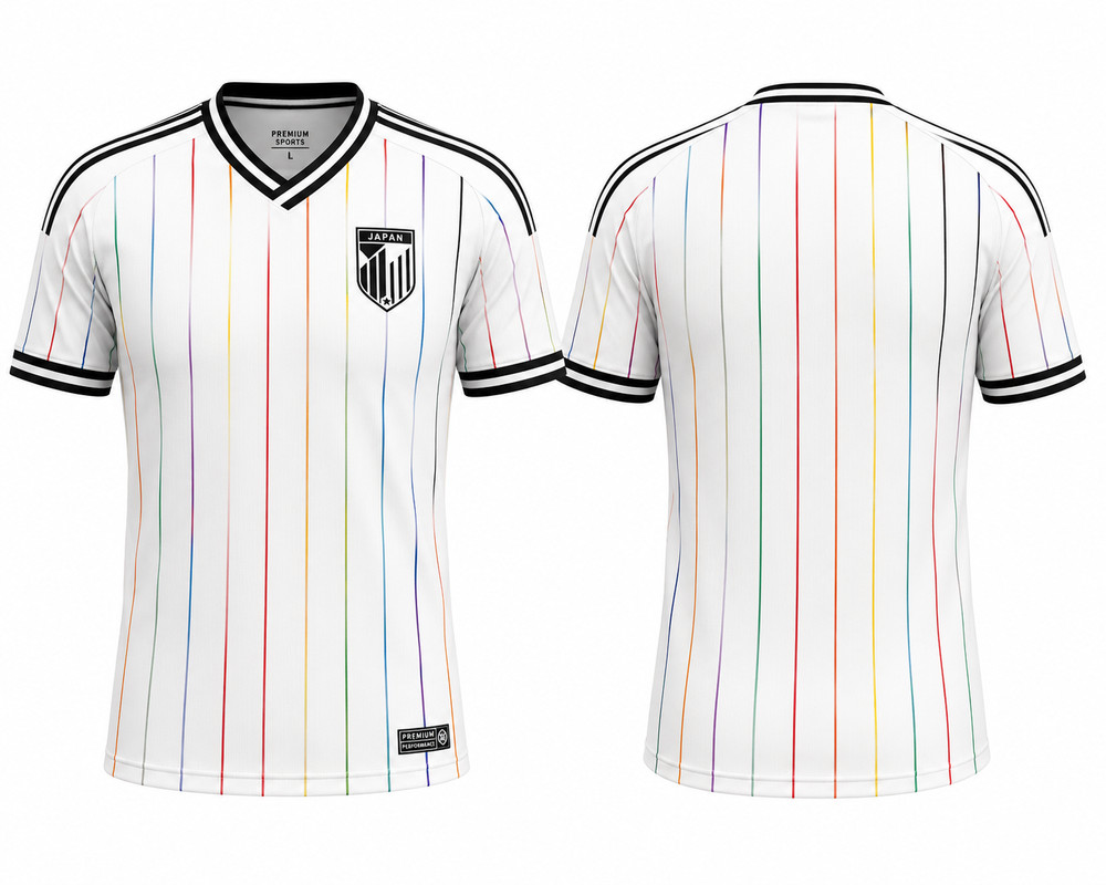 Premium Custom Stripe Soccer Jersey, Lightweight Shirt, Breathable Football Top