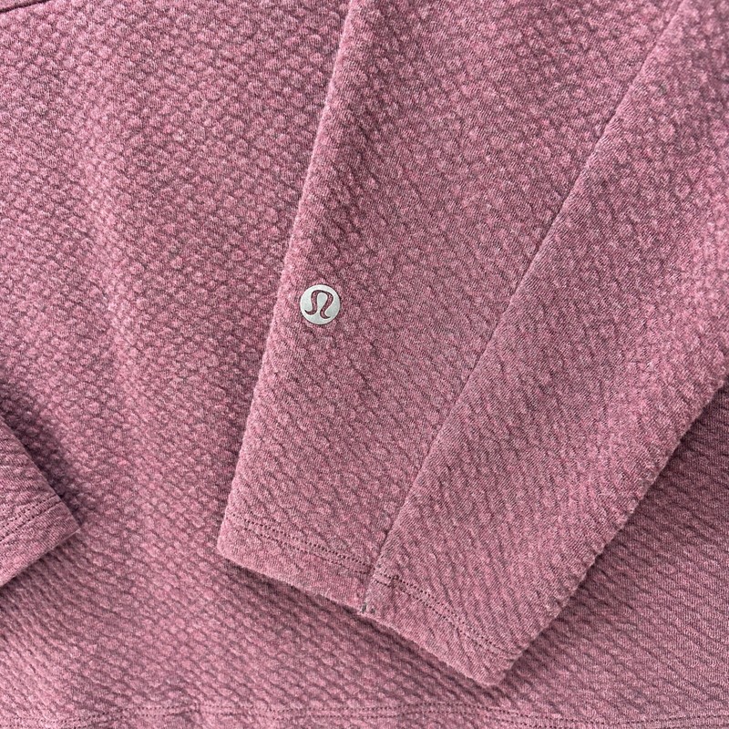 Lululemon At Ease 1/2 Zip Pullover Textured Double Knit Burgundy Men's XL gallery