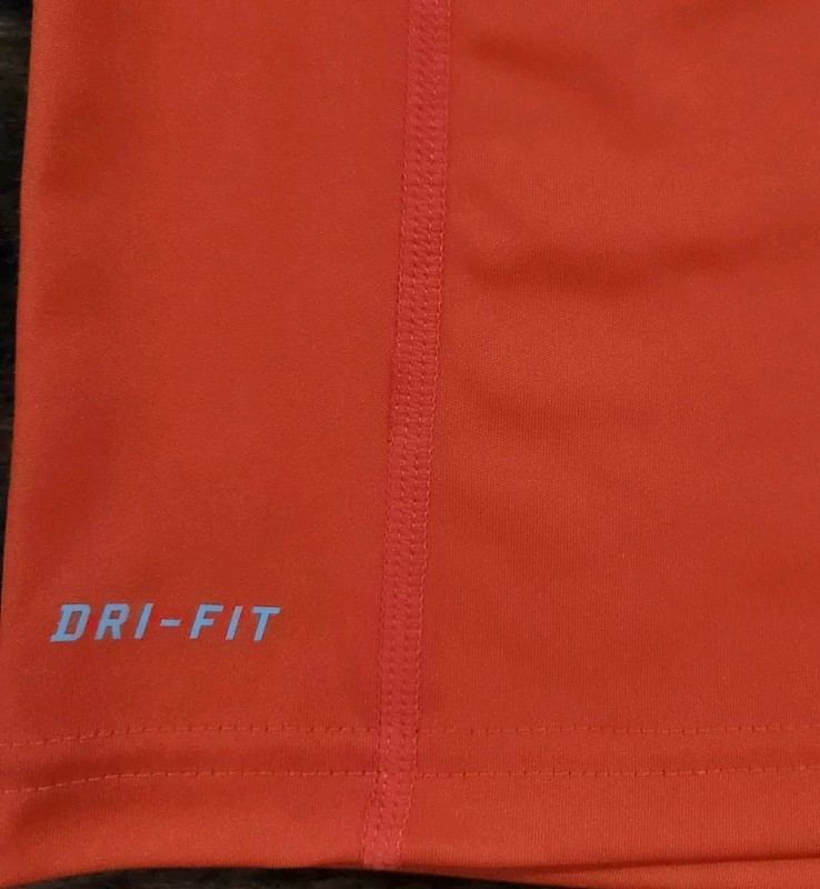 Nike DRI-FIT Mens Shirt Medium Long Sleeves Graphic Logo Activewear Multicolor gallery