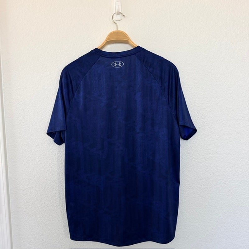 Under Armour The Technical Tee Athletic Lightweight Blue Short Sleeve Men's XL gallery