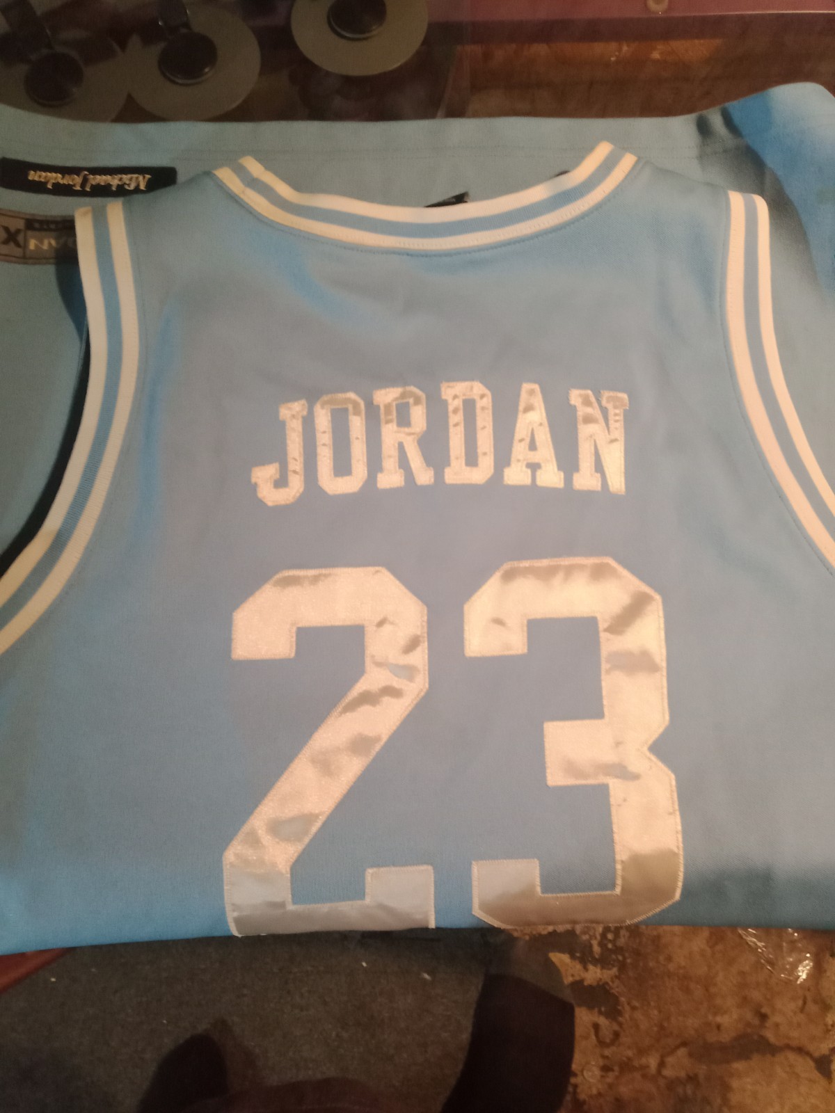 Jordan Michael Jordan #23 Nike Team Sports Tar Heels Blue Jersey Men's XXL gallery