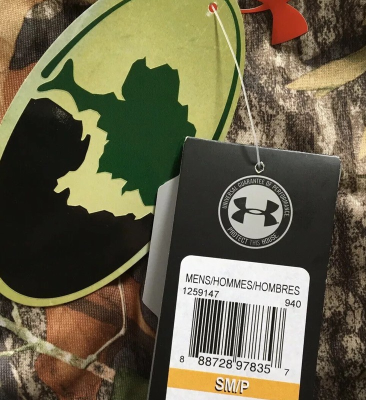 Under Armour Mossy Oak Scent Control Hunting Shirt NWT-Long Sleeve Size-S gallery