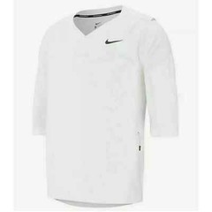 Nike Mens Baseball Jacket 3/4 Hot Jacket Pullover 3/4 Sleeve V-Neck Sm