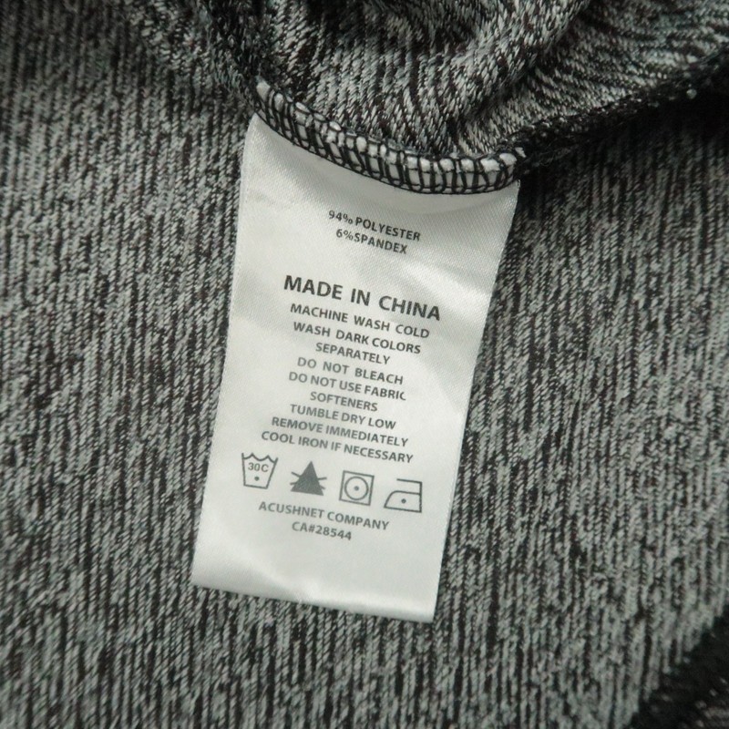 FootJoy Pullover Mens Medium Gray Half Zip Jacquard Texture TPC Craig Ranch gallery