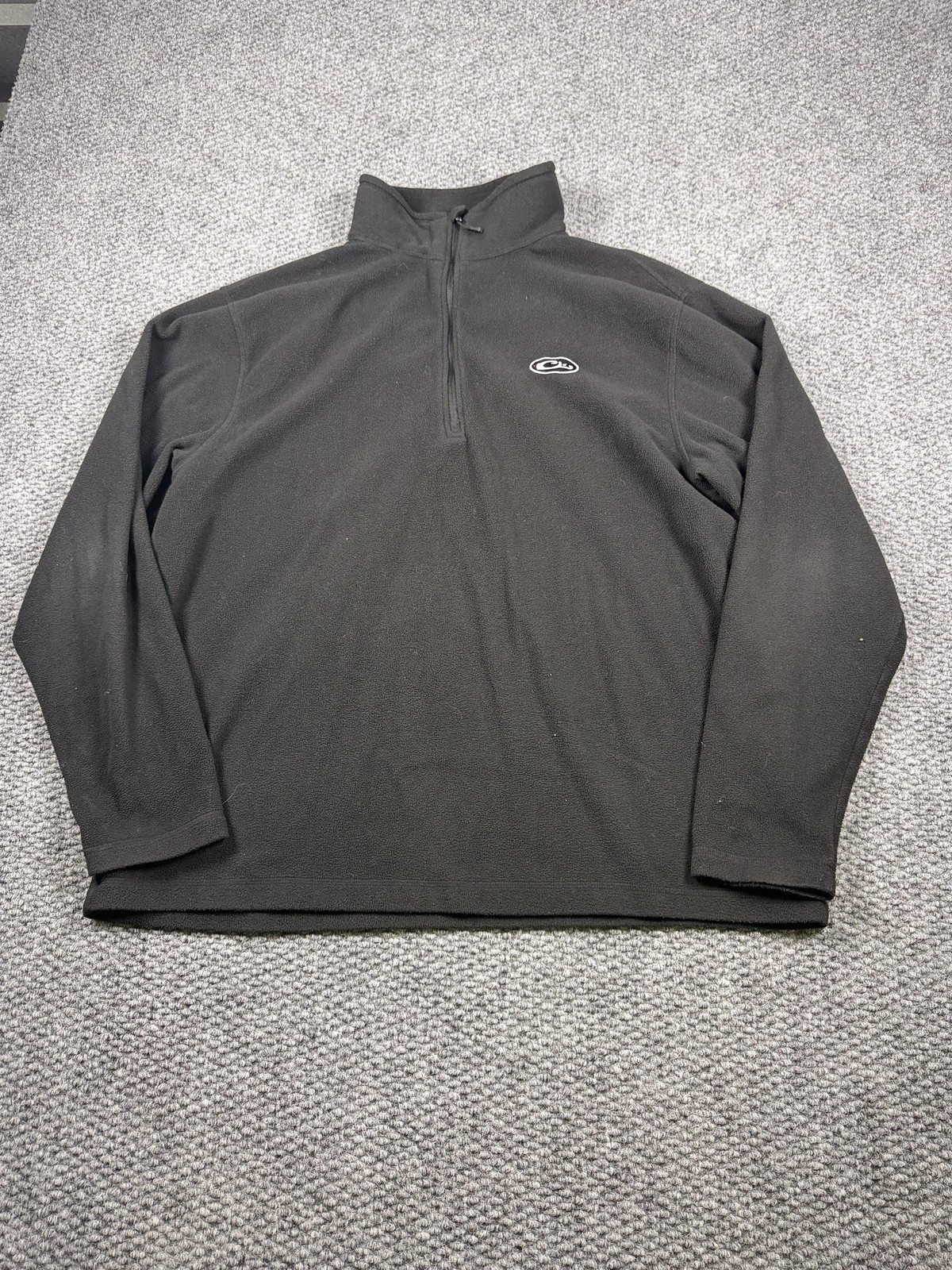 Drake Clothing Company Pullover Mens XL Black Fleece Quarter Zip Hunting Outdoor gallery