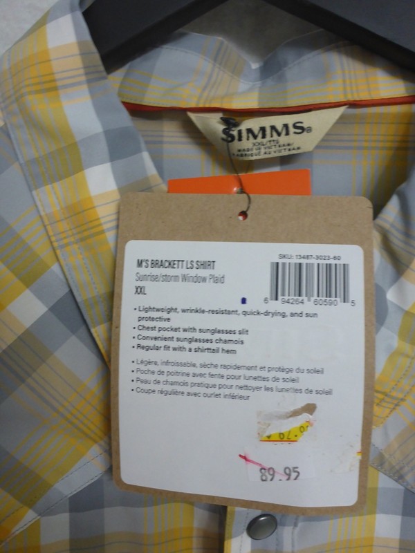 Simm's Brakett Shirt Long sleeve XXL gallery