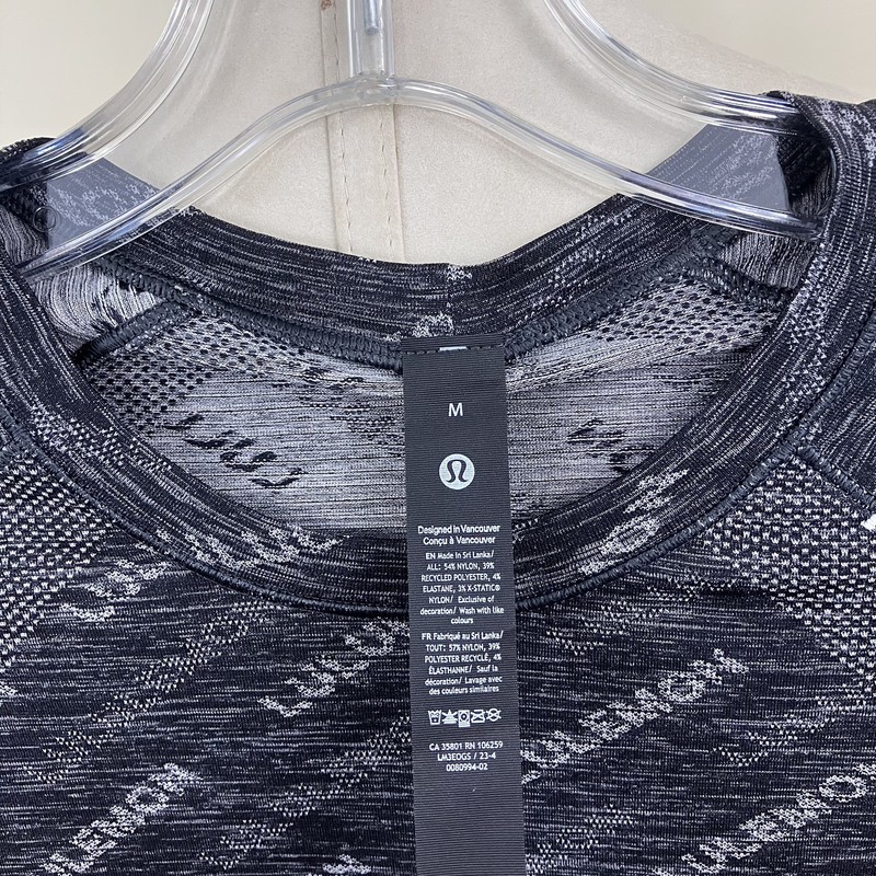 Lululemon Sz Medium Metal Vent Tech Long Sleeve Shirt Logo Fade Alpine gallery