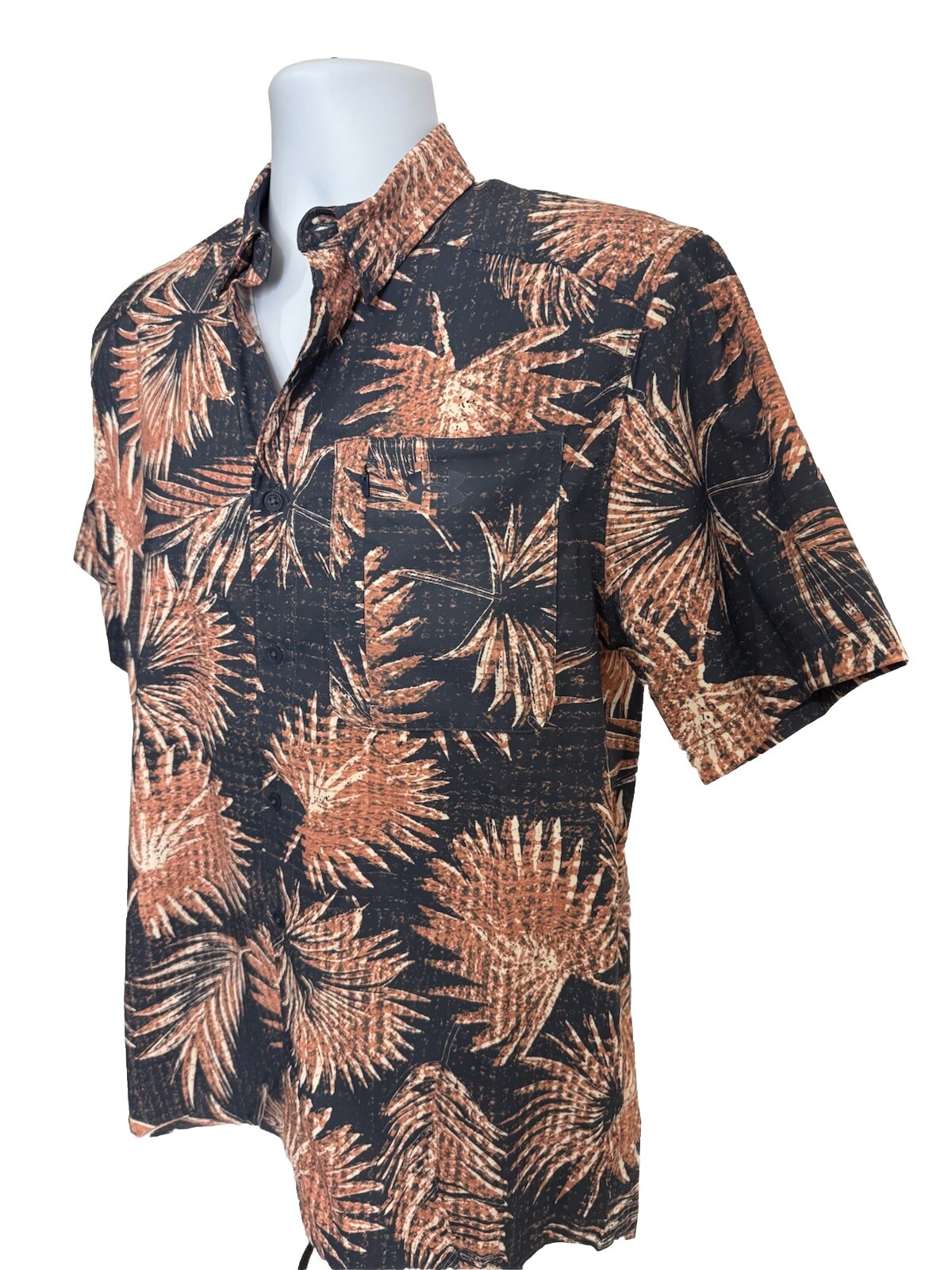Under Armour Men's Dockside Short Slv Novelty Shirt Drift Tide-Downpour-Medium gallery