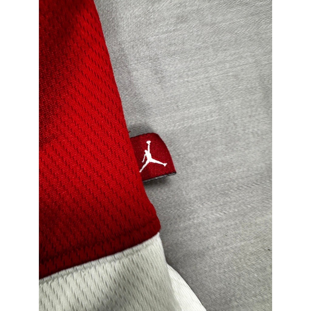 Jordan Brand Mens Red White Sleeveless Basketball Jersey Jumpman Logo 3XL gallery