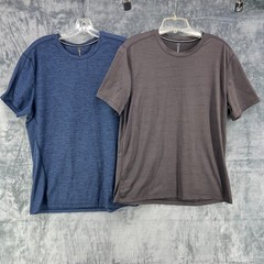 Ten Thousand Versatile & 2.0 2 Shirt Lot Men’s Medium Blue Gray Heather Stretch