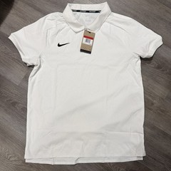 HQ0792-100 Nike Court Dri-fit Adv Slam Tennis Polo Large Slim Textured 1/4 Zip