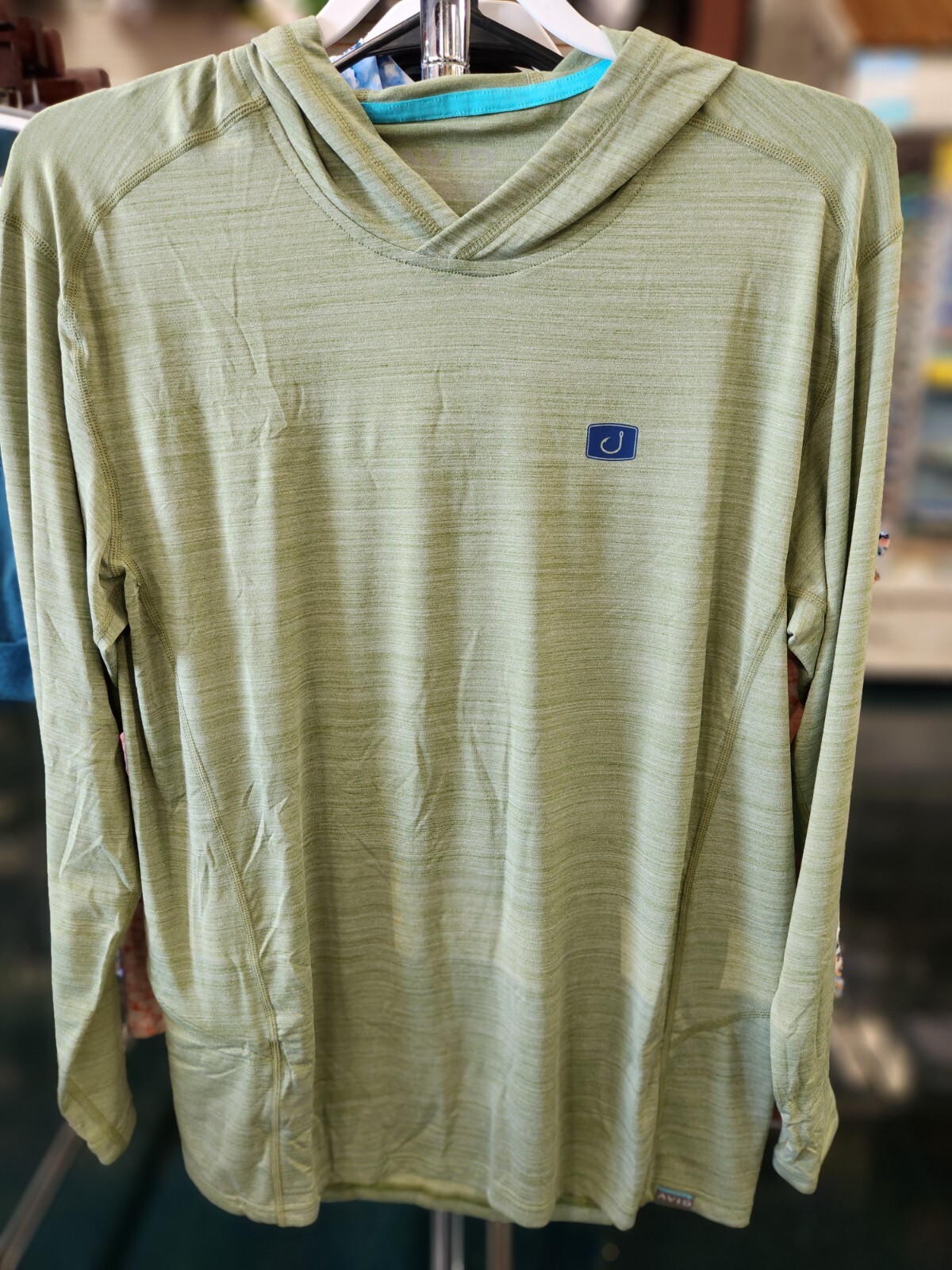 Mens AVID performance shirt, stretch UPF 50+ blocks UVA & UVB. M gallery