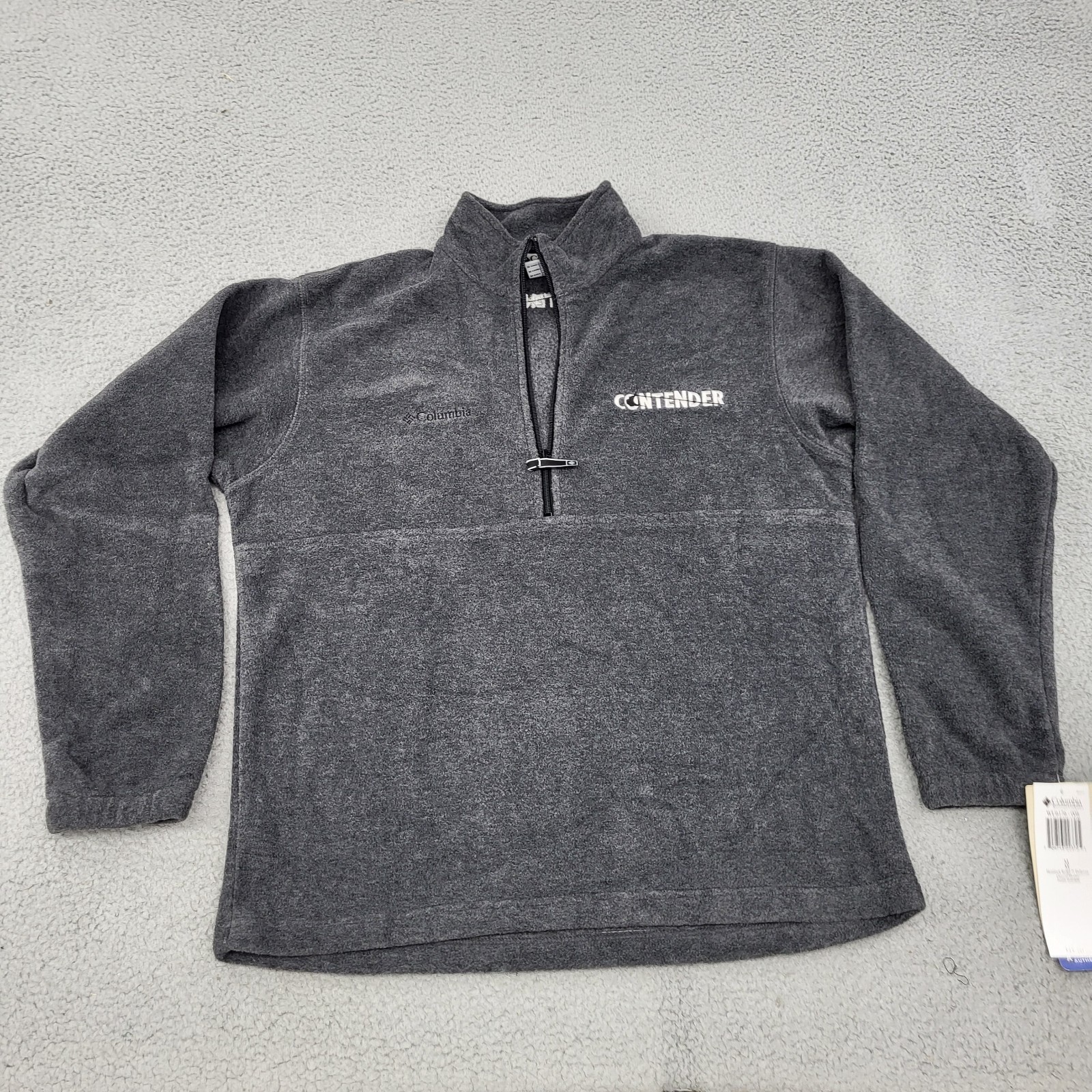 Columbia 1/4 Zip Pullover Mens Medium Fleece Performance Contender Embroidery gallery