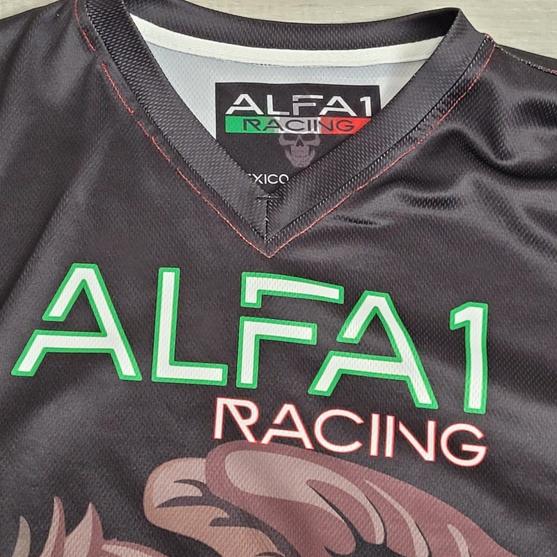 ALFA1 Racing Mexico Off‑Road Jersey Mens Med A1MX Off‑Road Moto Shirt Skull gallery