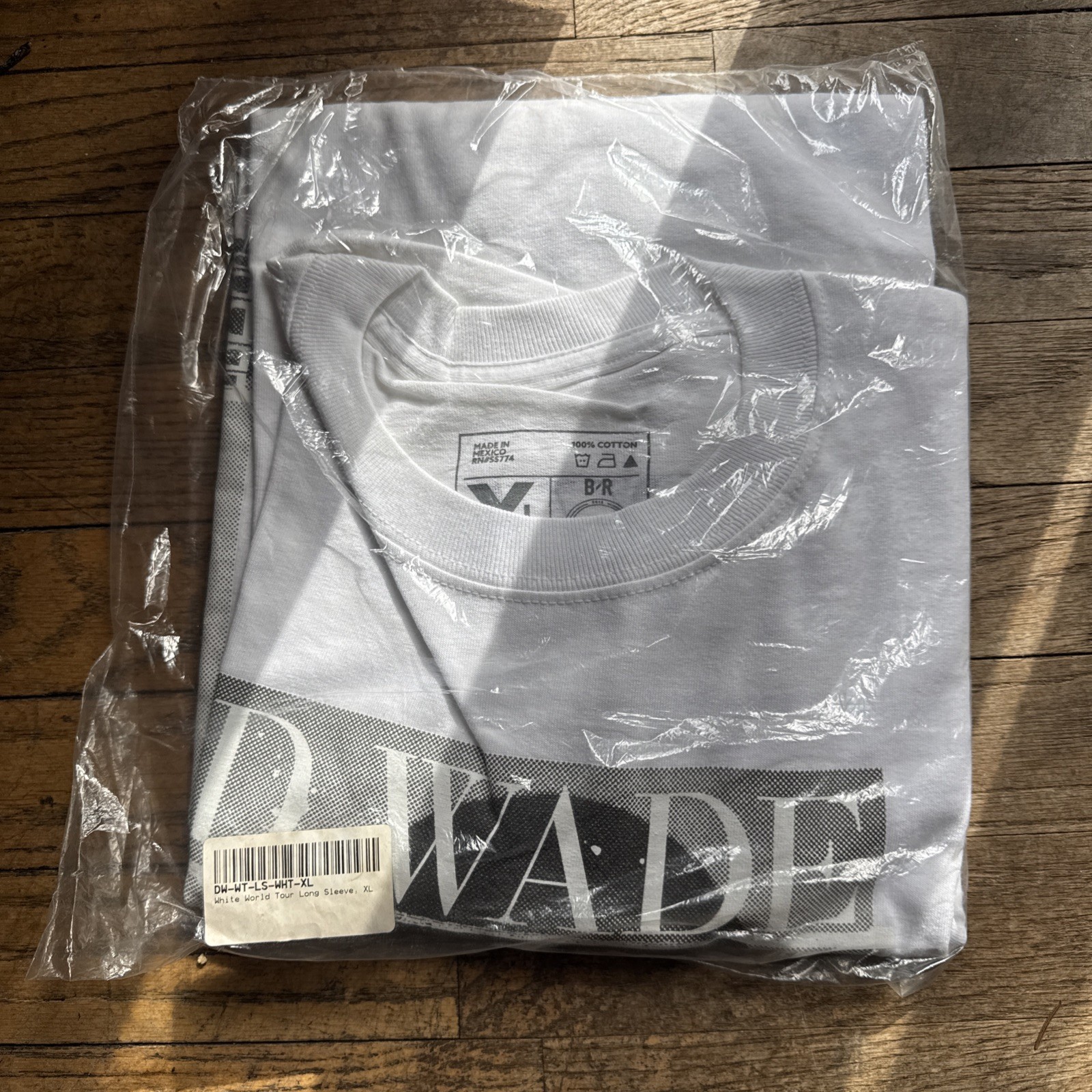 *Vintage* NIP Dwayne Wade Mens XL World Tour Long Sleeve Shirt, Bleacher Report gallery
