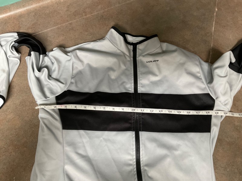 Men’s VOLER Super Thermal Gray Full Zip Jersey Jacket Large (CON85) gallery