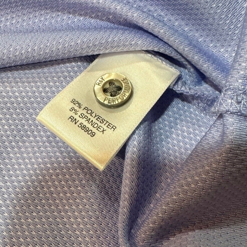 Roundtree and Yorke Performance Polo Men’s XL Blue Athletic Golf Short Sleeve gallery