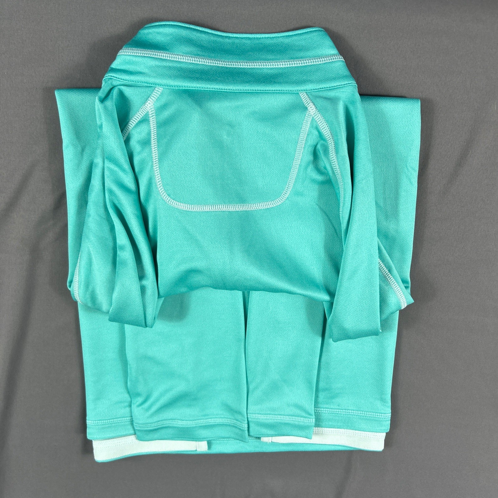 Tommy Bahama Golf Pullover Paradise Isle 1/4 Zip LT Blue Polyester NWT MSRP $118 gallery