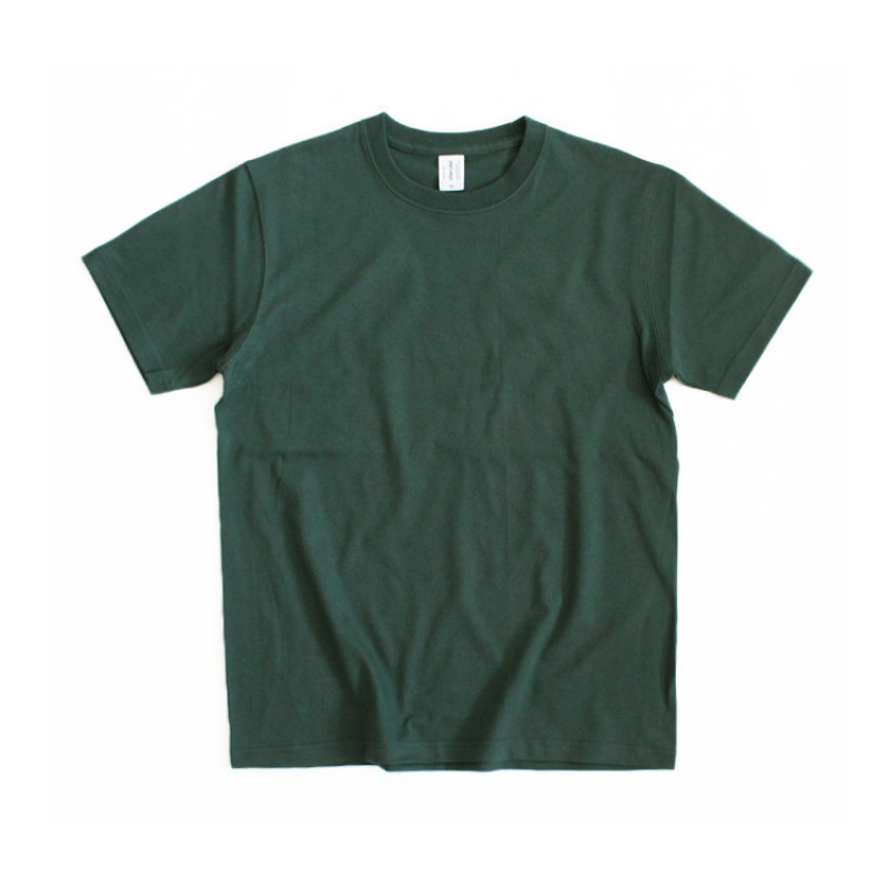 Solid Color Seamless Crew Neck Short Sleeve T-shirt Men's and Women's Base Tops gallery