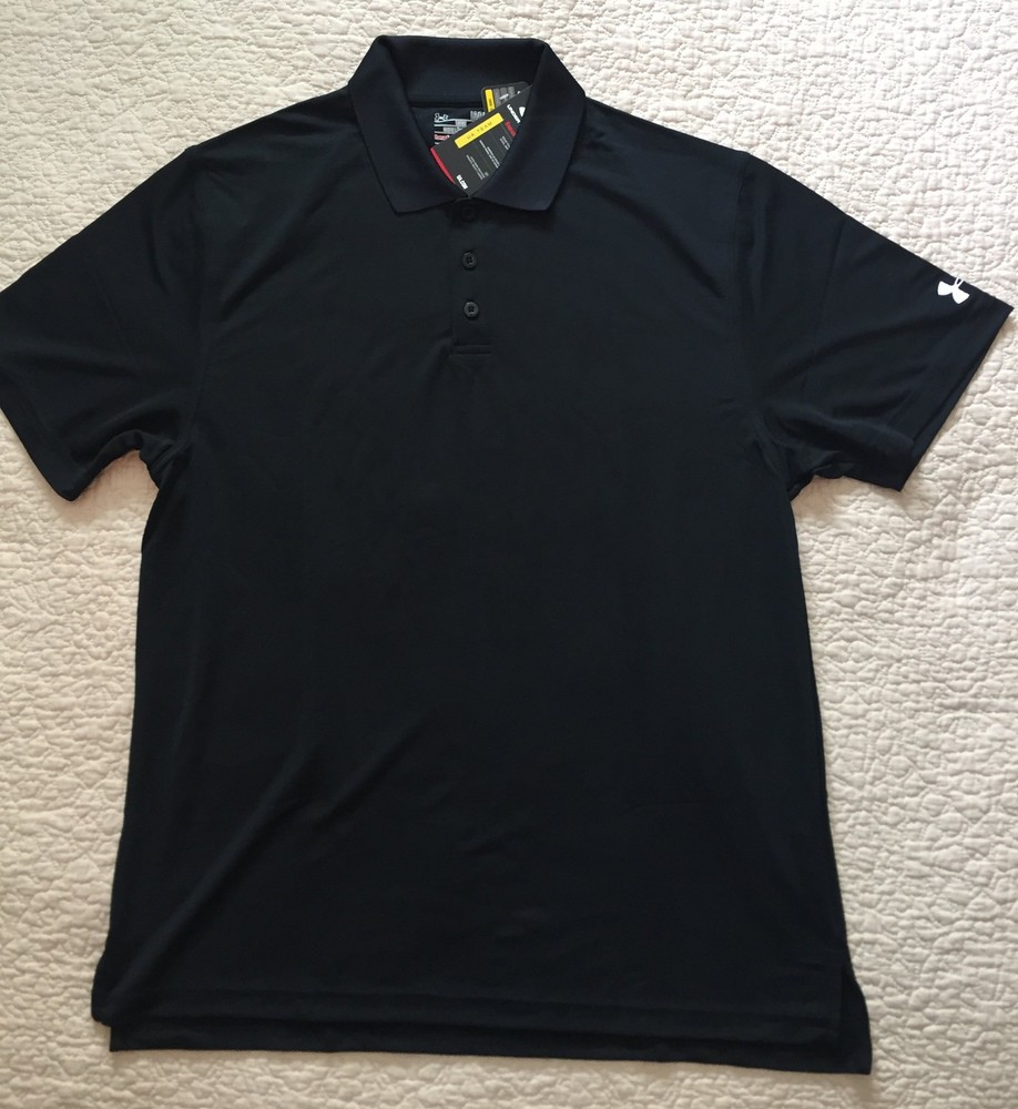 Large Size Under Armour Tactical Performance Polo Shirt, Heat Gear, Loose Fit