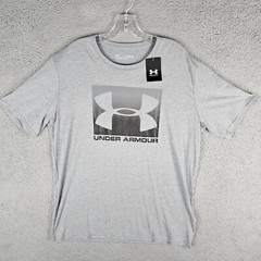 Under armour Tee Shirt Mens XL Gray UA Boxed Sportstyle Short Sleeve Loose Fit
