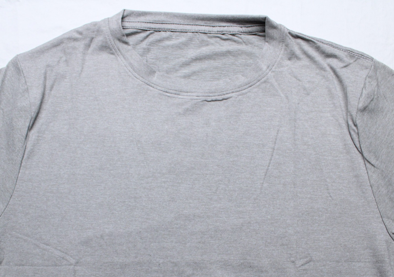 Aha Selected Men's Softest Performance Short Sleeve Tee CG2 Grey Medium NWT gallery