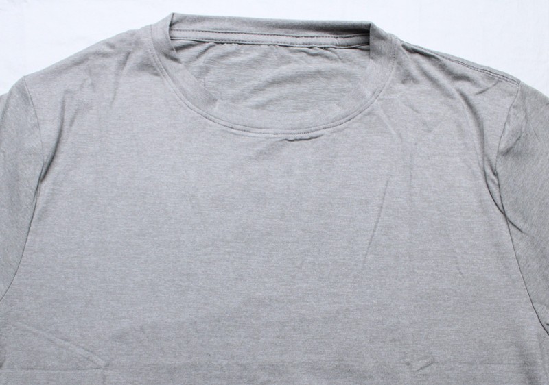 Aha Selected Men's Softest Performance Short Sleeve Tee CG2 Grey Medium NWT gallery